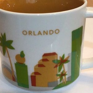 Starbucks You Are Here Collectible Mug Orlando Perfect Condition Yellow …